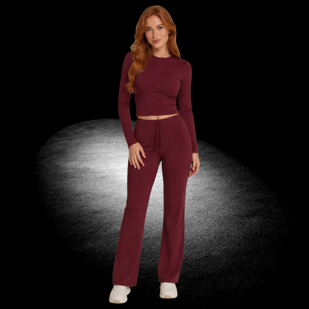 Casual Pak Fevona Bordeaux Rood
