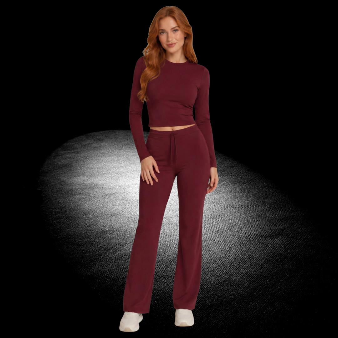 Casual Pak Fevona Bordeaux Rood