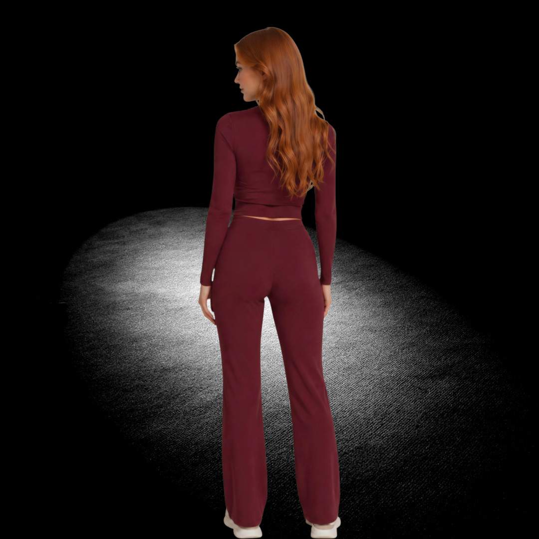 Casual Pak Fevona Bordeaux Rood