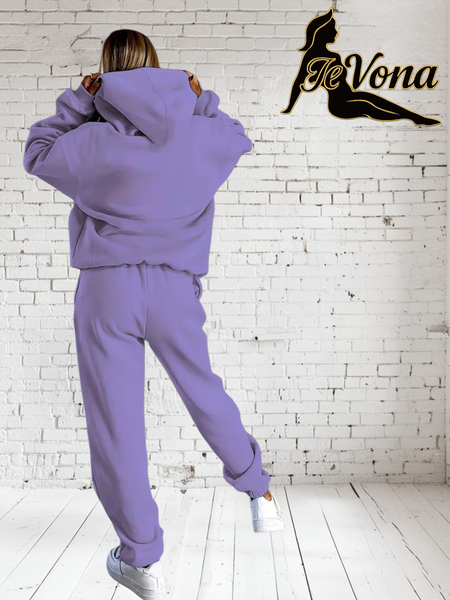 Joggingpak Fevona Paars Lila Zonder Rits (Pre Order)