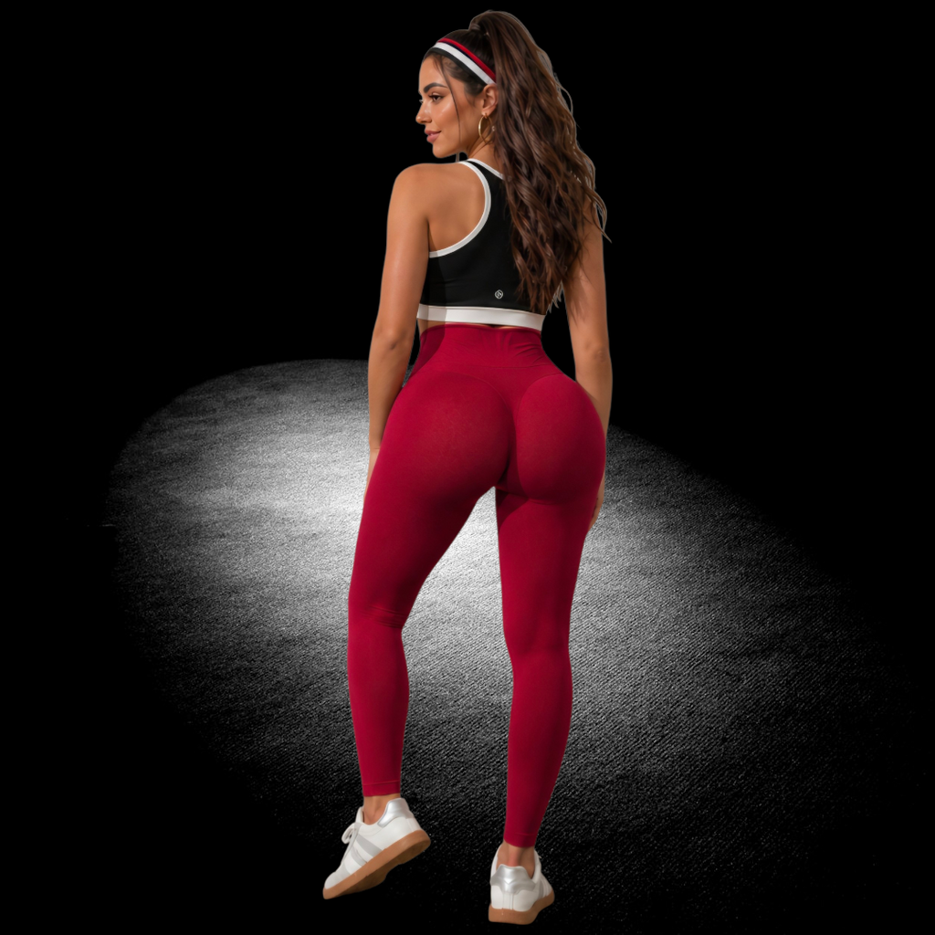 Sport Legging Fevona Bordeaux Rood Buttlift