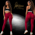 Sport Legging Fevona Bordeaux Rood Buttlift