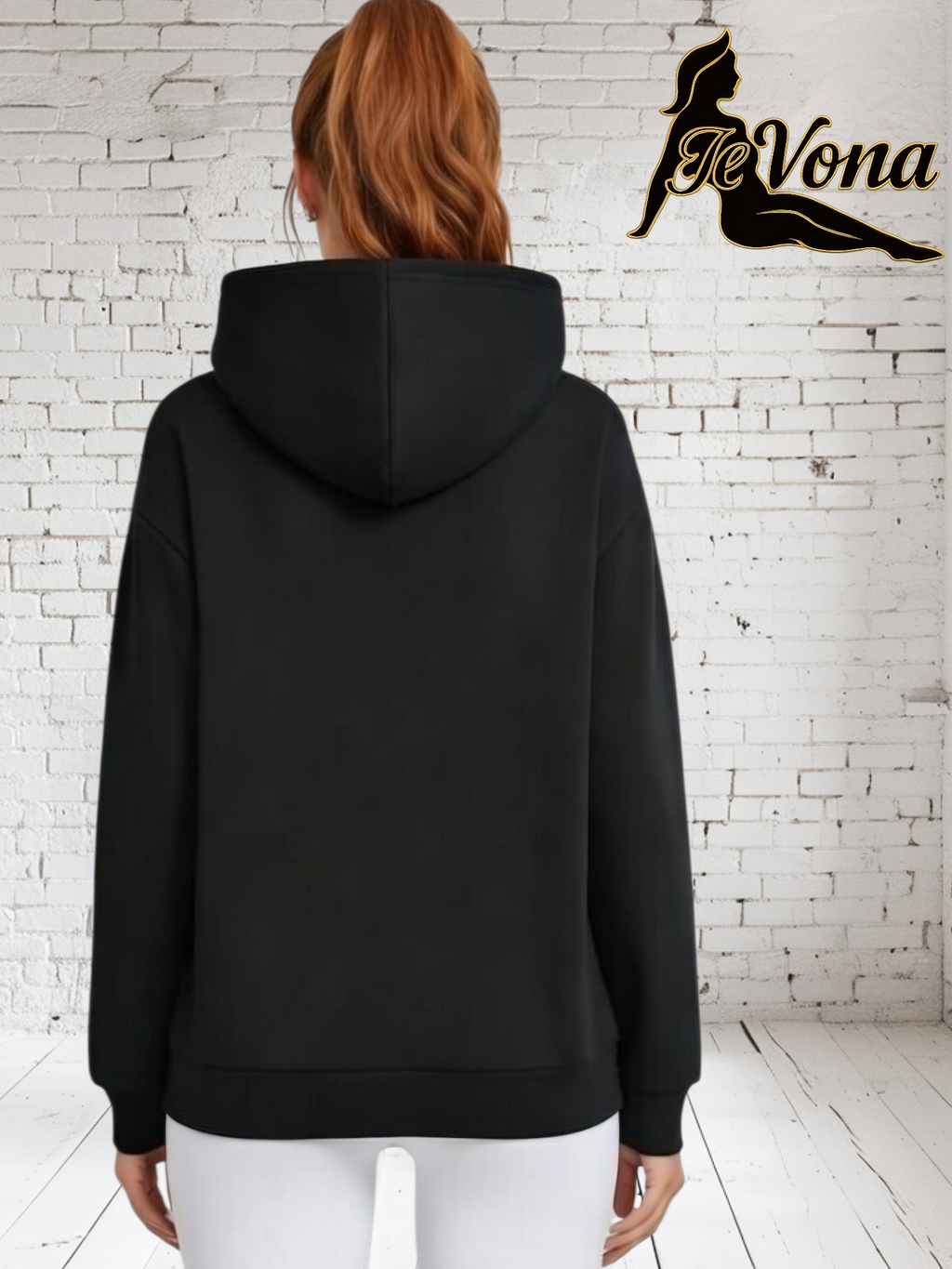 Hoodie Zwart Fevona (Pre Order)