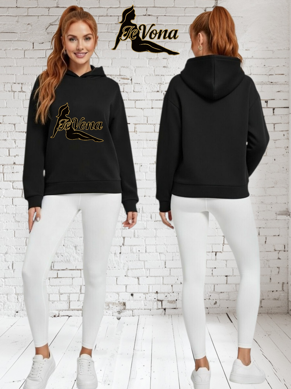 Hoodie Zwart Fevona (Pre Order)