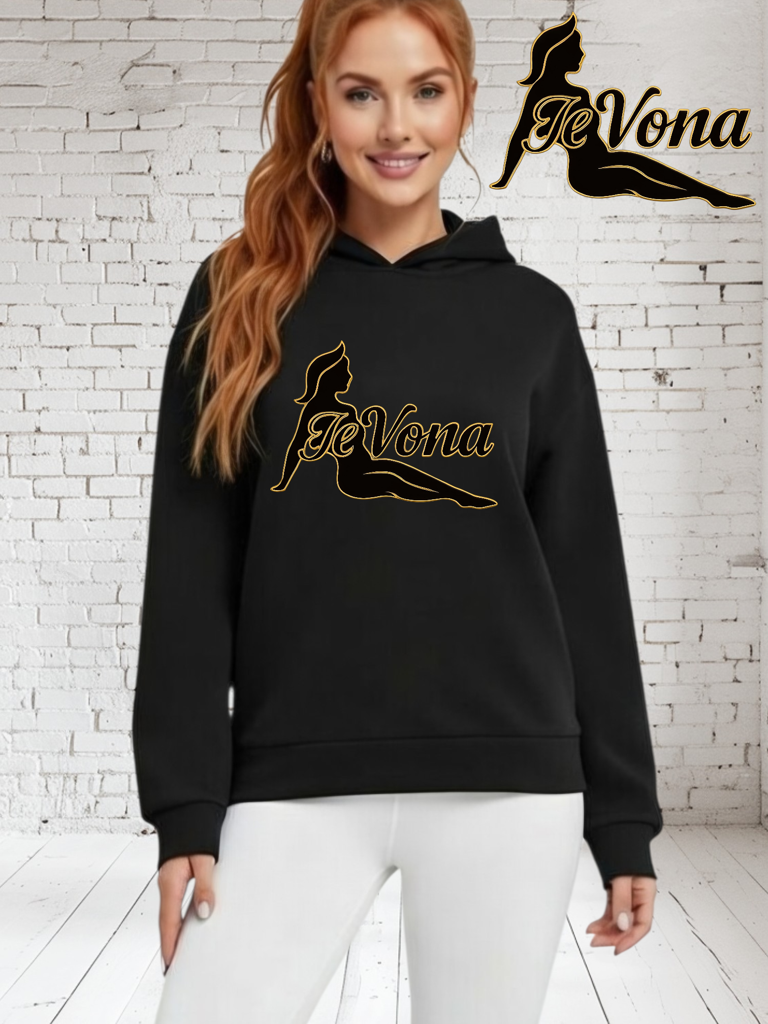 Hoodie Zwart Fevona (Pre Order)