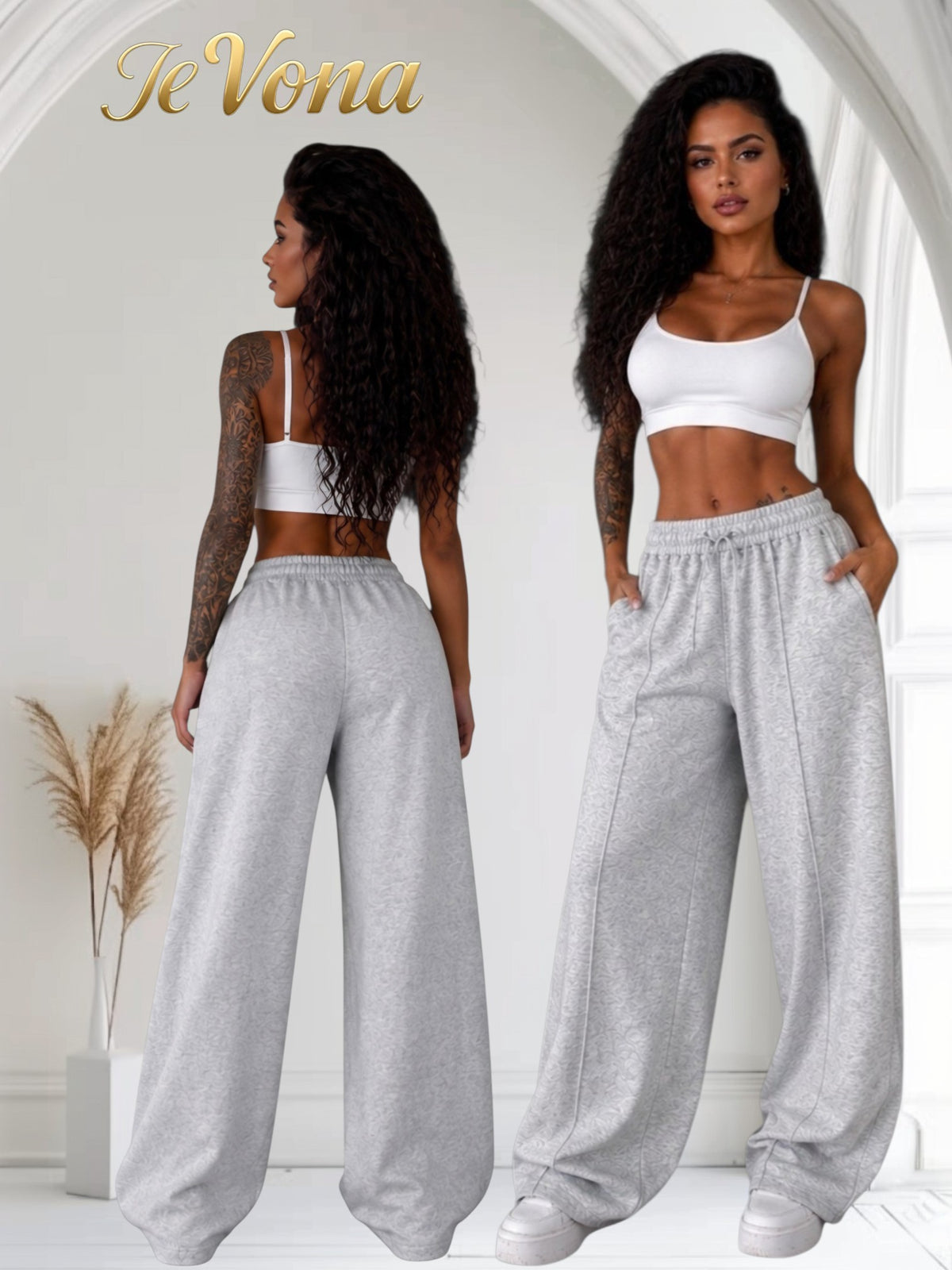 Baggy Trainingsbroek Fevona Grijs
