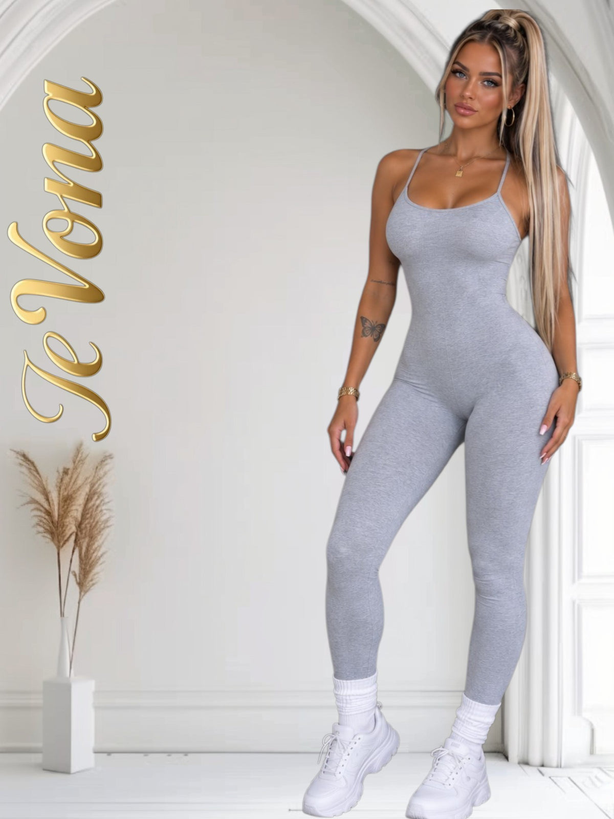 Jumpsuit Fevona Grijs