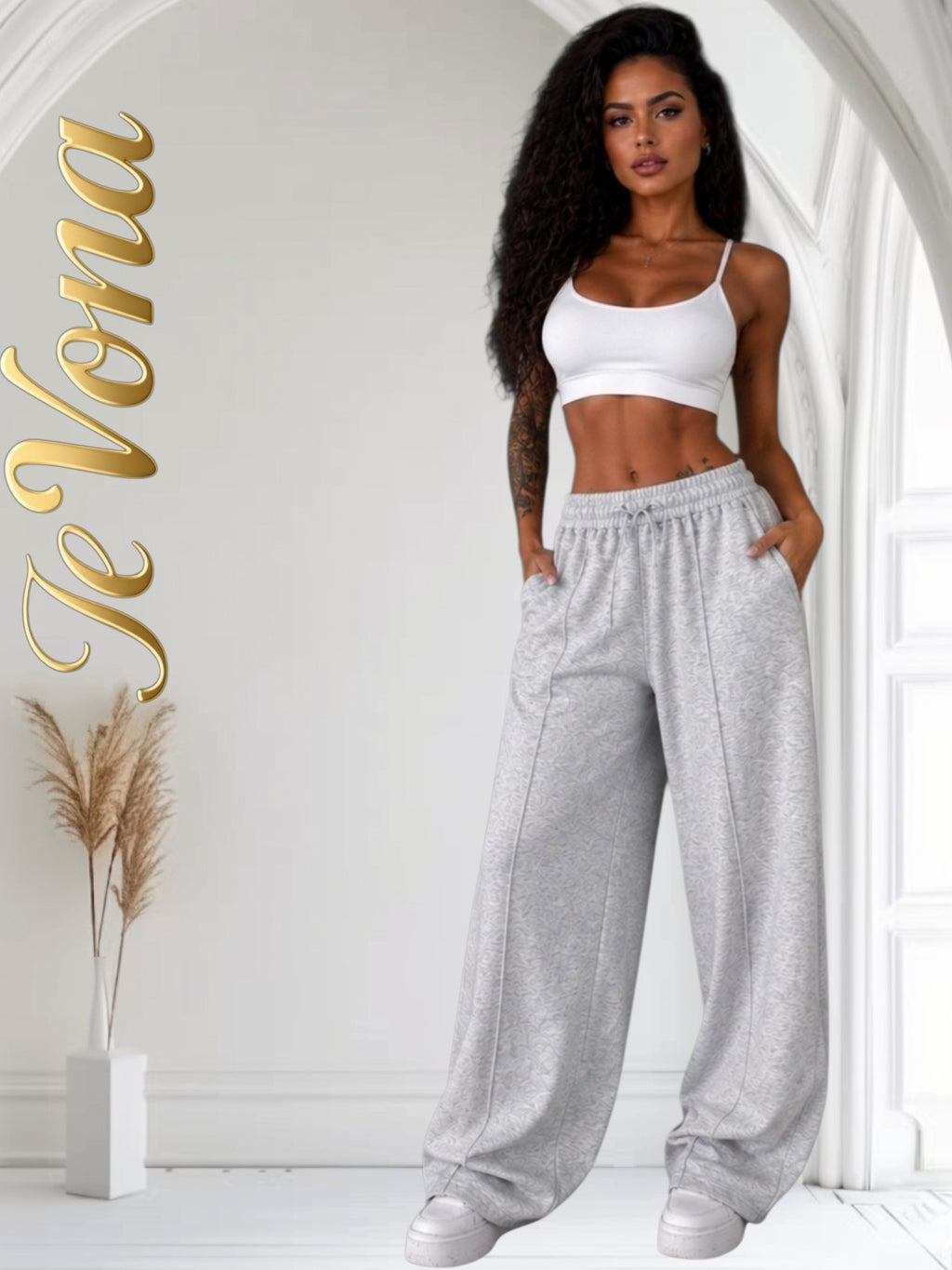 Baggy Trainingsbroek Fevona Grijs