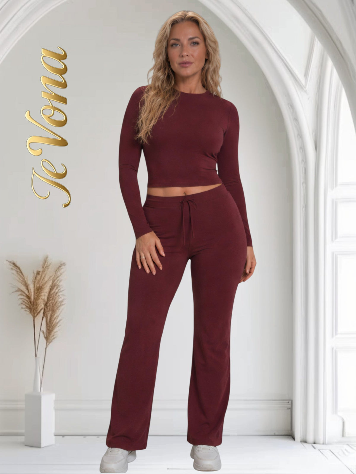 Casual Pak Fevona Bordeaux Rood