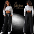 Baggy Trainingsbroek Fevona Zwart Stripe