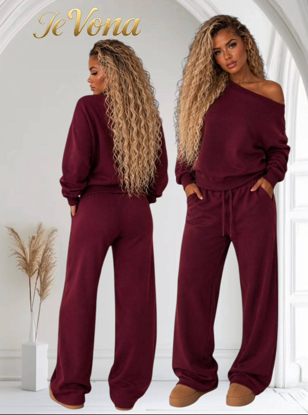 Baggy Outfit Fevona Bordeaux Rood (Pre-Order)