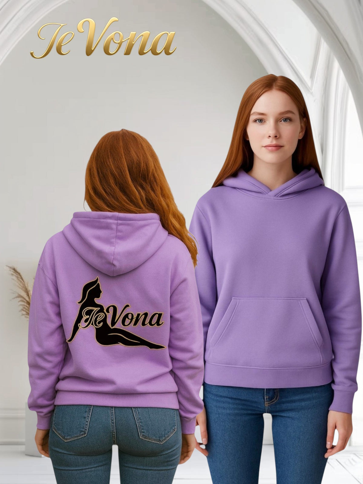 Hoodie Paars/Lila Fevona