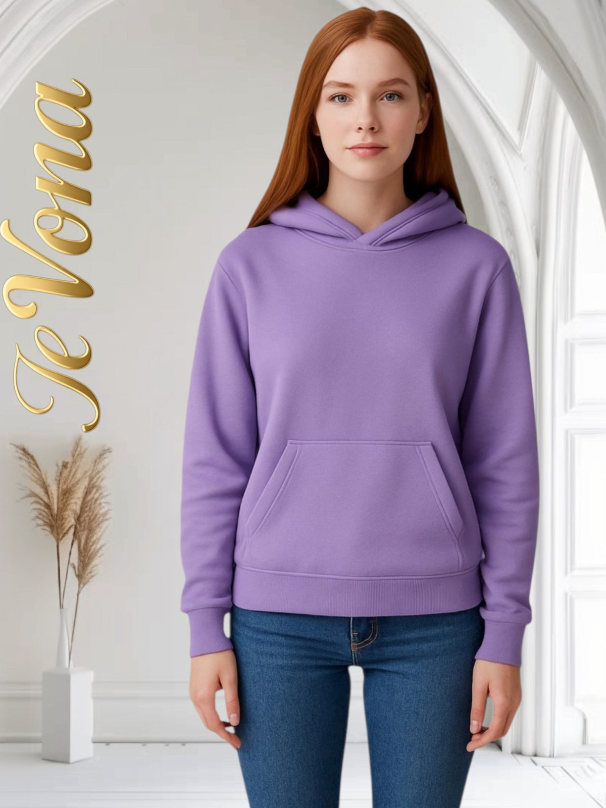 Hoodie Paars/Lila Fevona