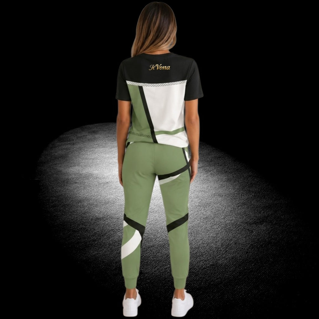 Casual Pak Fevona Groen Multi Color